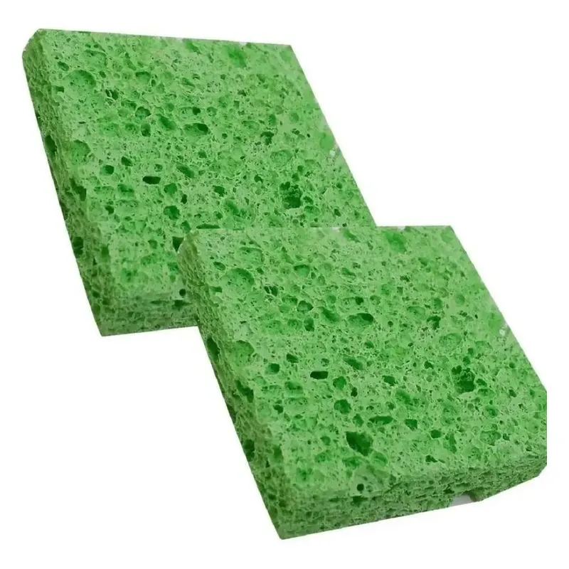 Esponja Vegetal Para Suporte De Ferro De Solda Com 2 Unidades