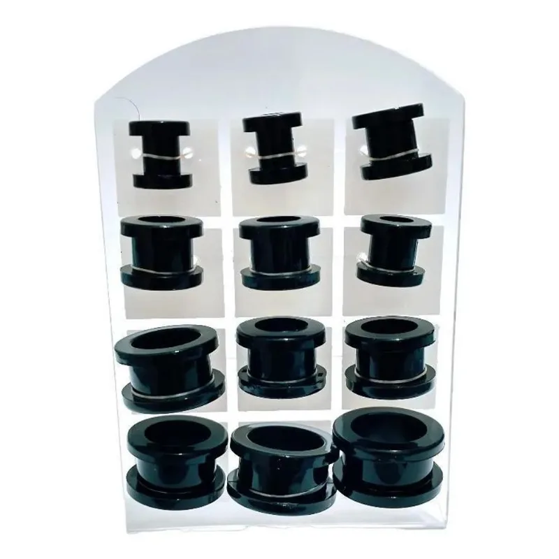 5x Alargador Preto 6mm 8mm 10mm 12mm 14mm 16mm Plastico Kit