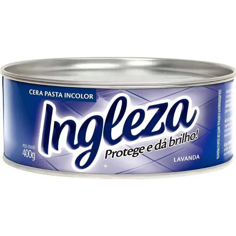 Cera Em Pasta Incolor Ingleza Lata 400g