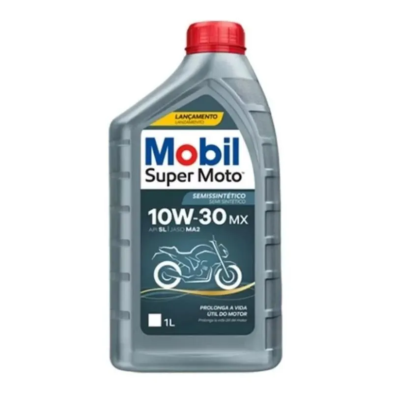 10x Mobil Super Moto 10w30 - Óleo Semi Sintético