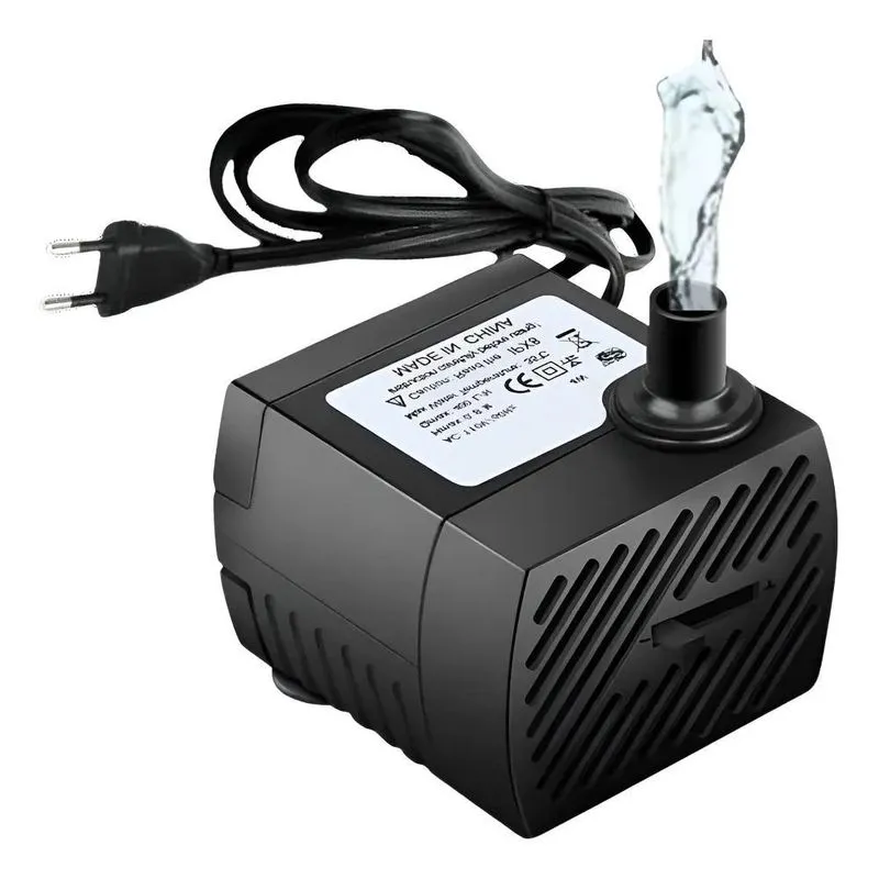 Bomba Submersa Aquário Fontes Gatos Pet Bivolt Sile