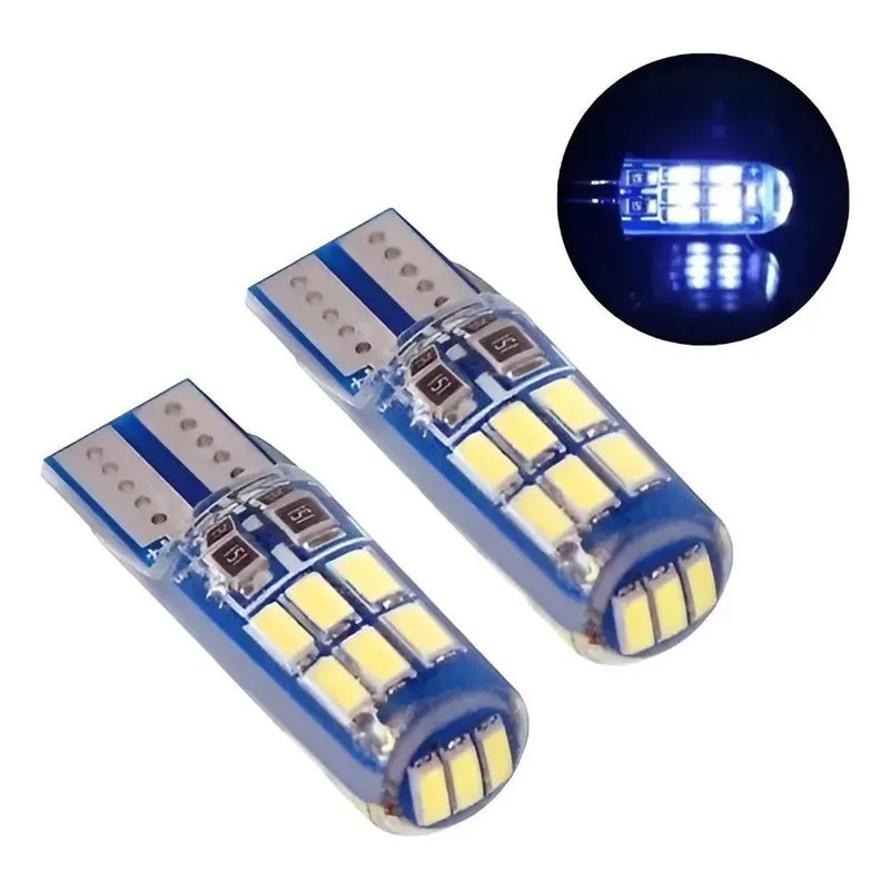 Led T10 Xenon 8000k Canbus - Super Brilho Para Placa &amp; I