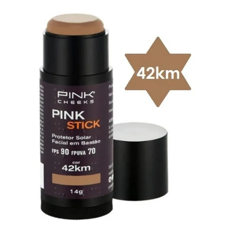 10x Pink Cheeks Protetor Solar Facial Pink Stick Fps 90 Cor