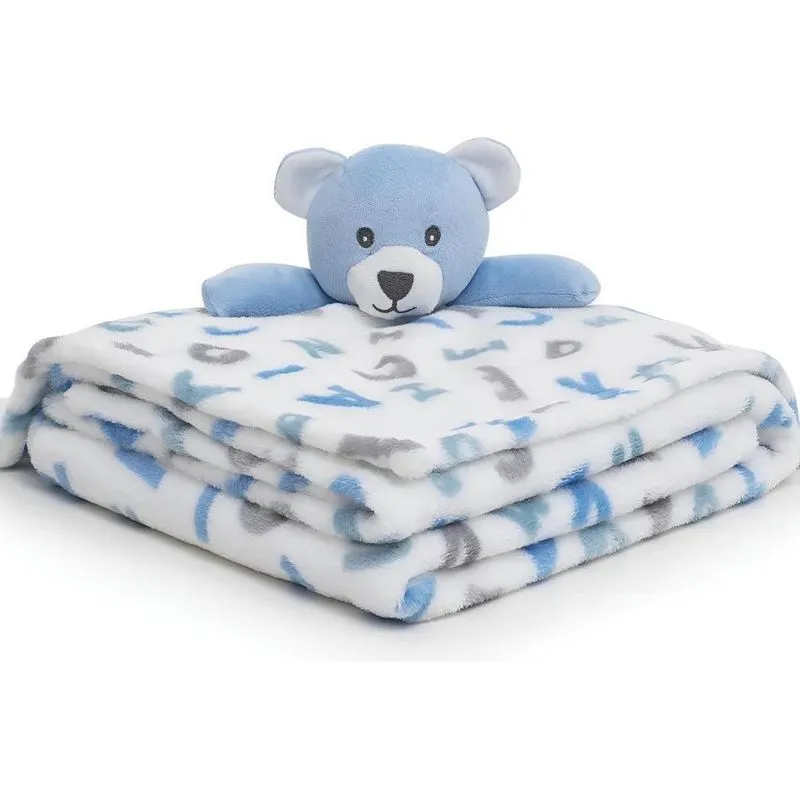Manta Baby Camesa Com Capuz: Conforto - Loani Ursinho Branco