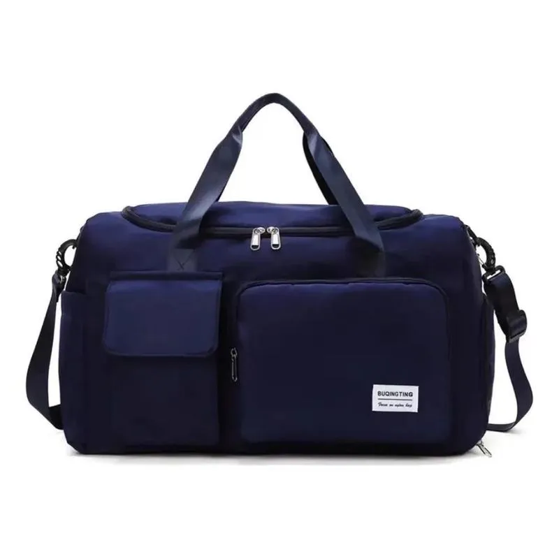 Bolsa Mala Fitness Viagem Impermeável Porta Tên - Azul-claro