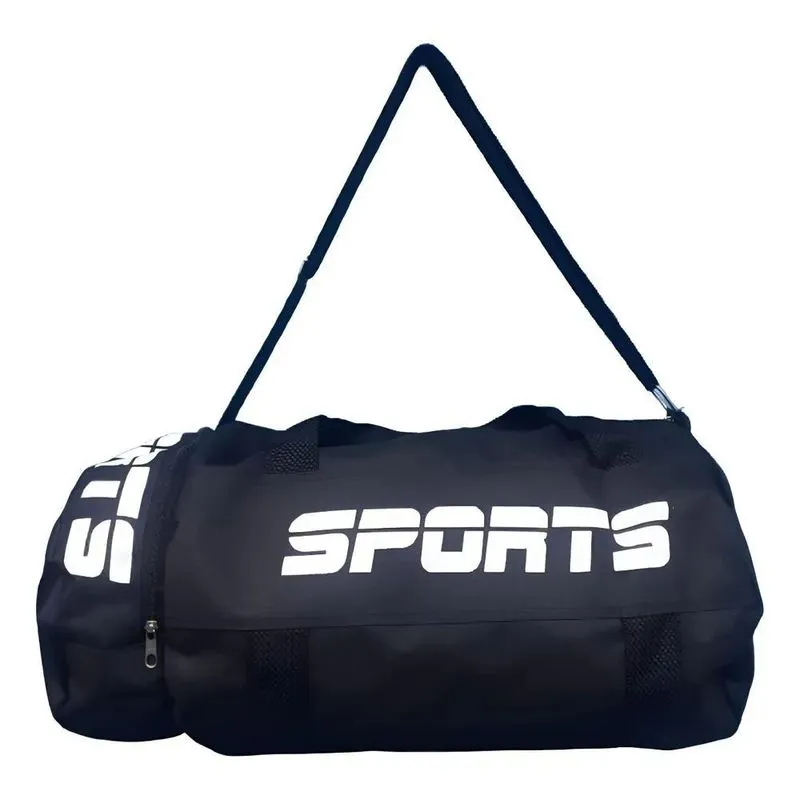 Bolsa Esportiva Grande 4 Cores: Academia, Viagem, Tr - Preto