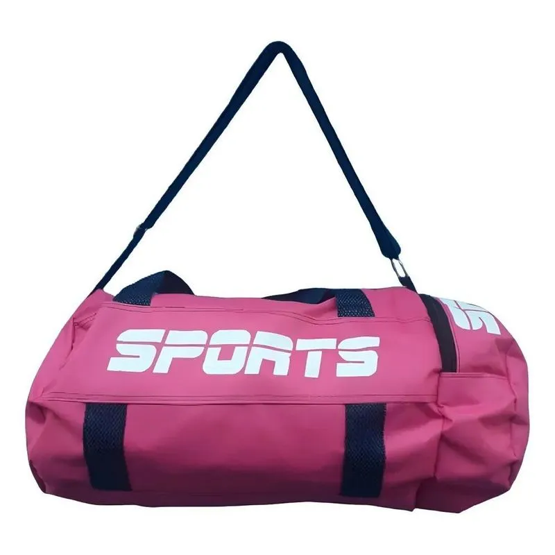 Bolsa Esportiva Grande 4 Cores: Academia, Viagem, Tre - Rosa