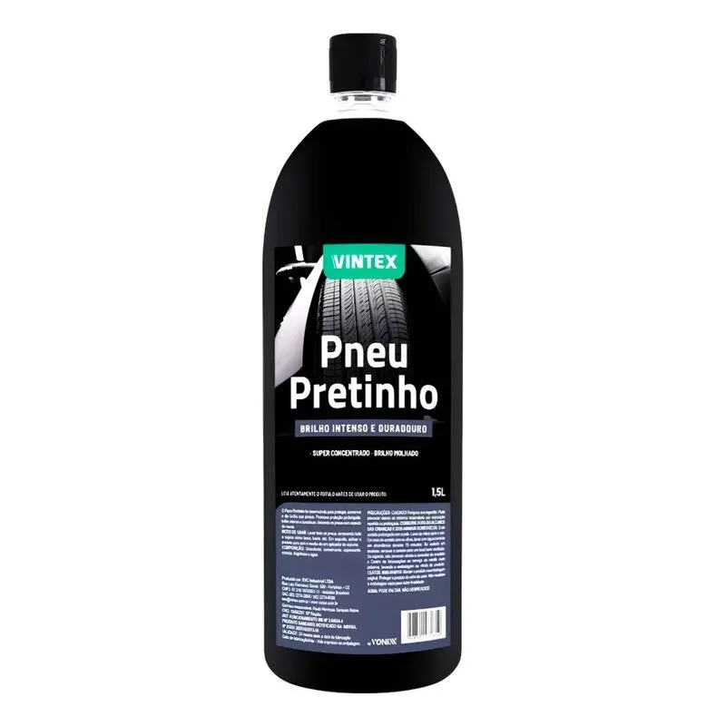 Brilha Pneus Pneu Pretinho Concentrado 1,5l Vonixx Cor Preto