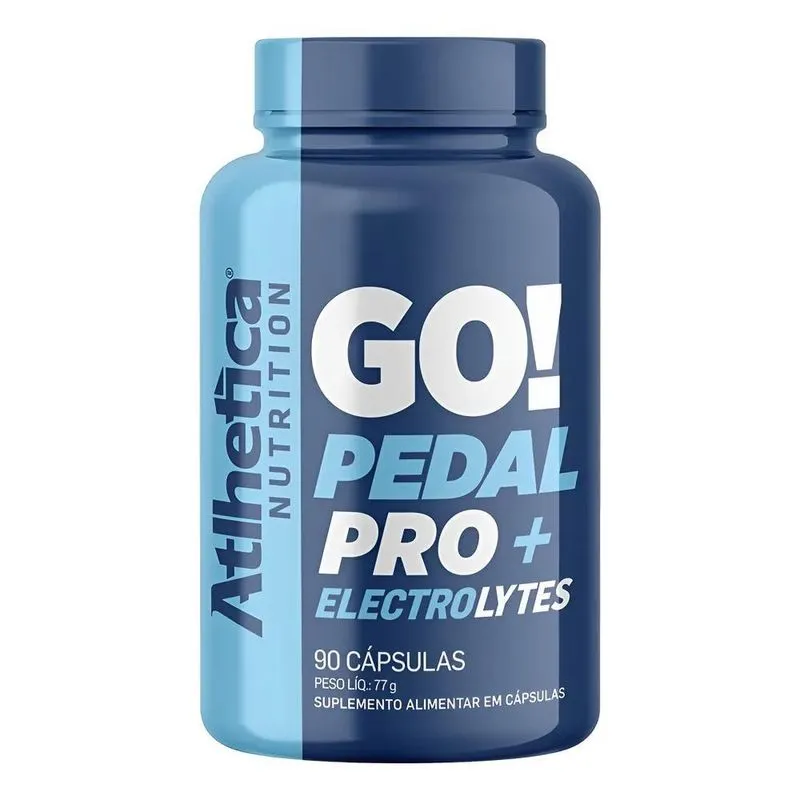 Go Pedal Pro + Electrolytes 90 Cáps - Atlhetica Nutrition