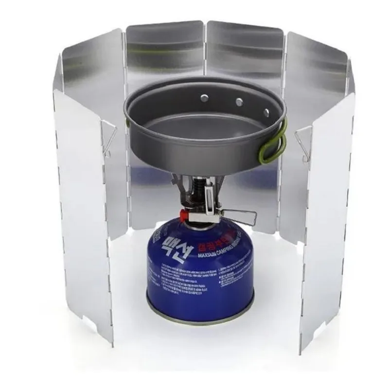 Protetor Corta Vento Alumínio 24 Cm Wind Shield Defletor