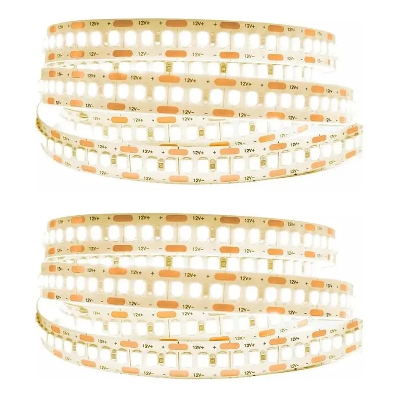 10x Kit 2 Fita Led 240leds Alta Potência Rolo 5m Cada 4000k