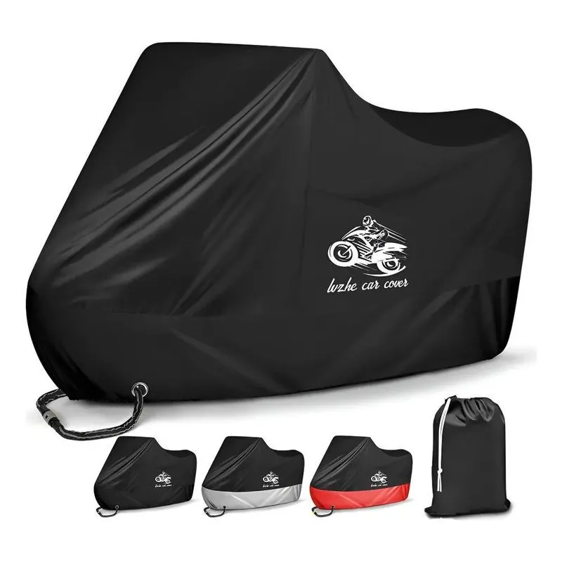 Capa Moto Impermeável Proteção Total Anti-UV E Cal - Preto-P