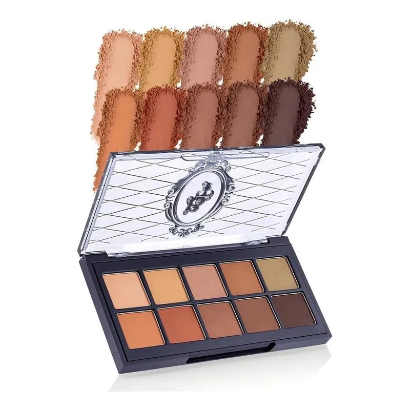 10x Paleta De Sombras Bruna Tavares Transition 10 Tonalidad