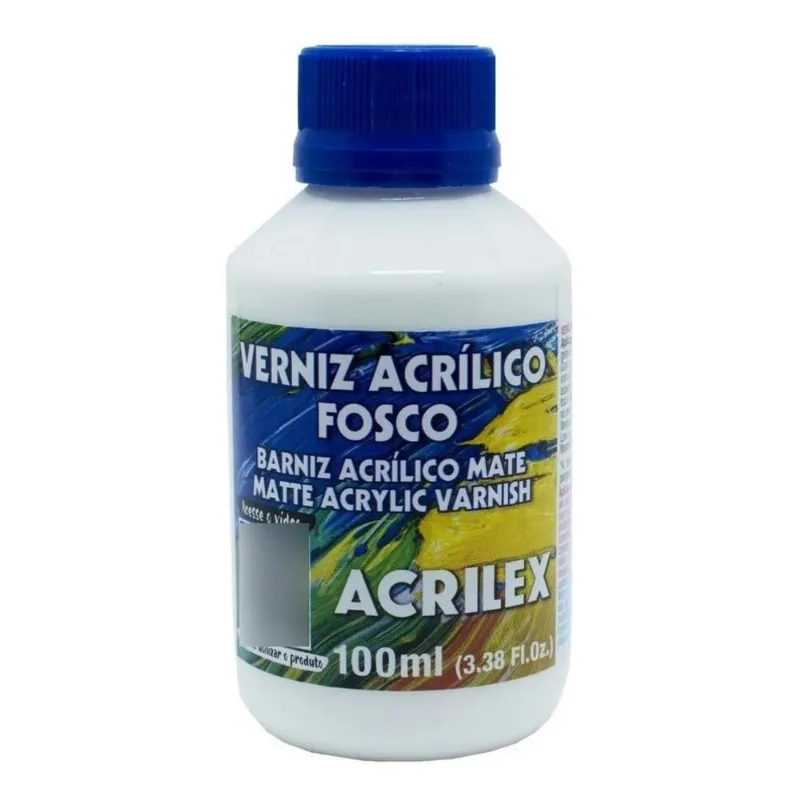 10x Verniz Acrílico Fosco 100ml Acrilex