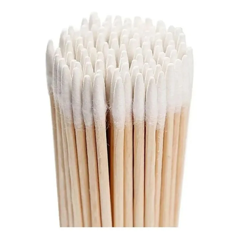 Kit Palitos Algodão 100un - Henna Unha Cílios Limpeza