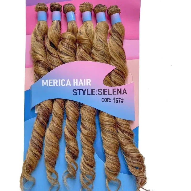 Cabelo Orgânico Ondulado Selena 300g: Realismo E Beleza - 167