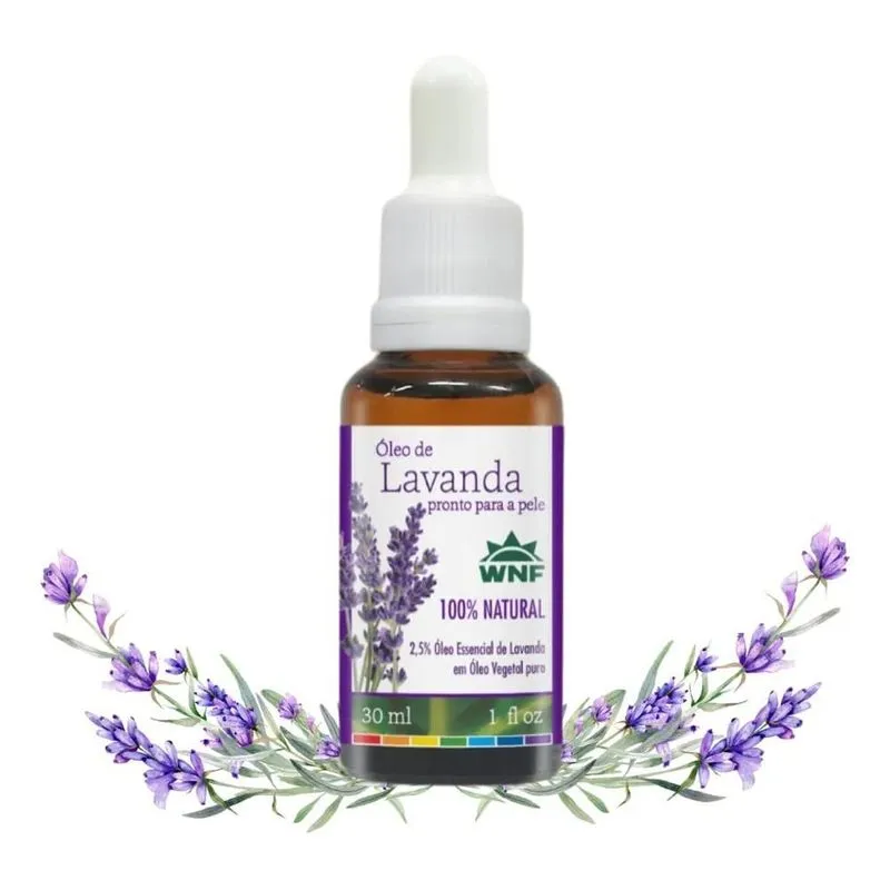 Óleo Essencial De Lavanda Pronto Para Pele Natural Wnf 30ml