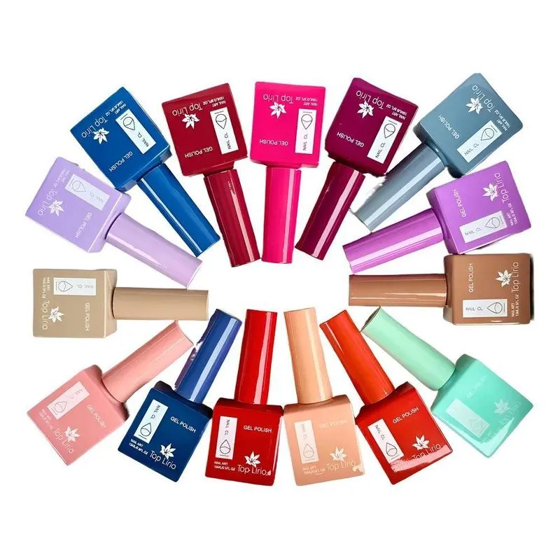 Kit 10 Esmaltes Gel Unha Perfeita Secagem Rápid - Variados