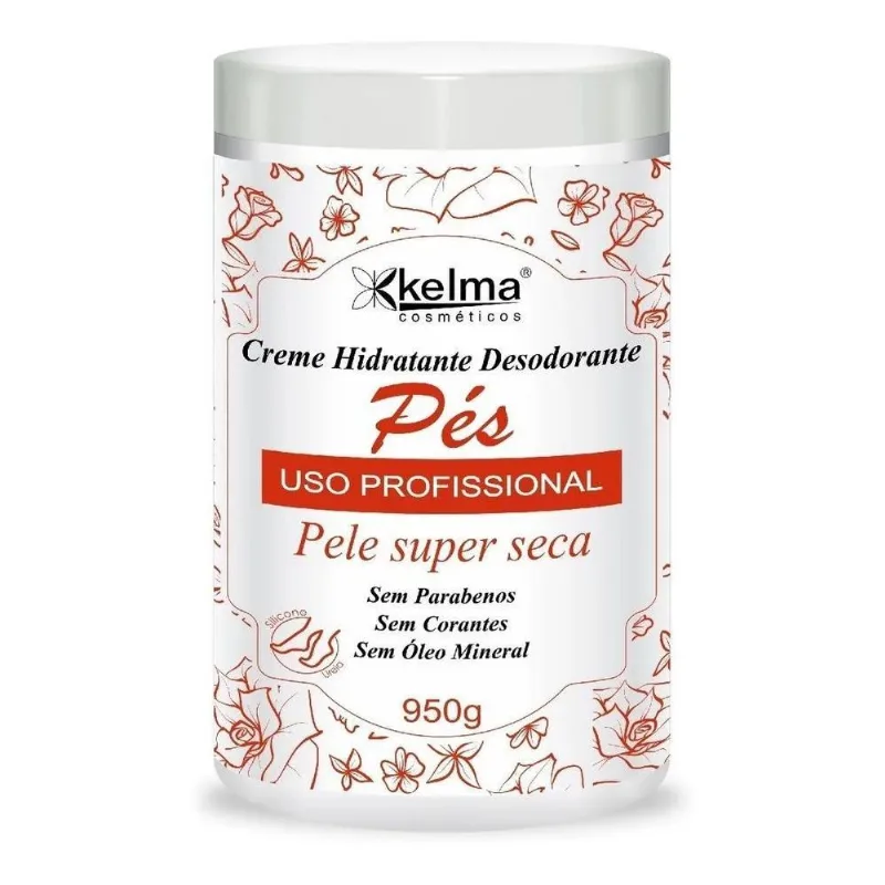 Creme Hidratante Pés Pele Super Seca Profissional 950g