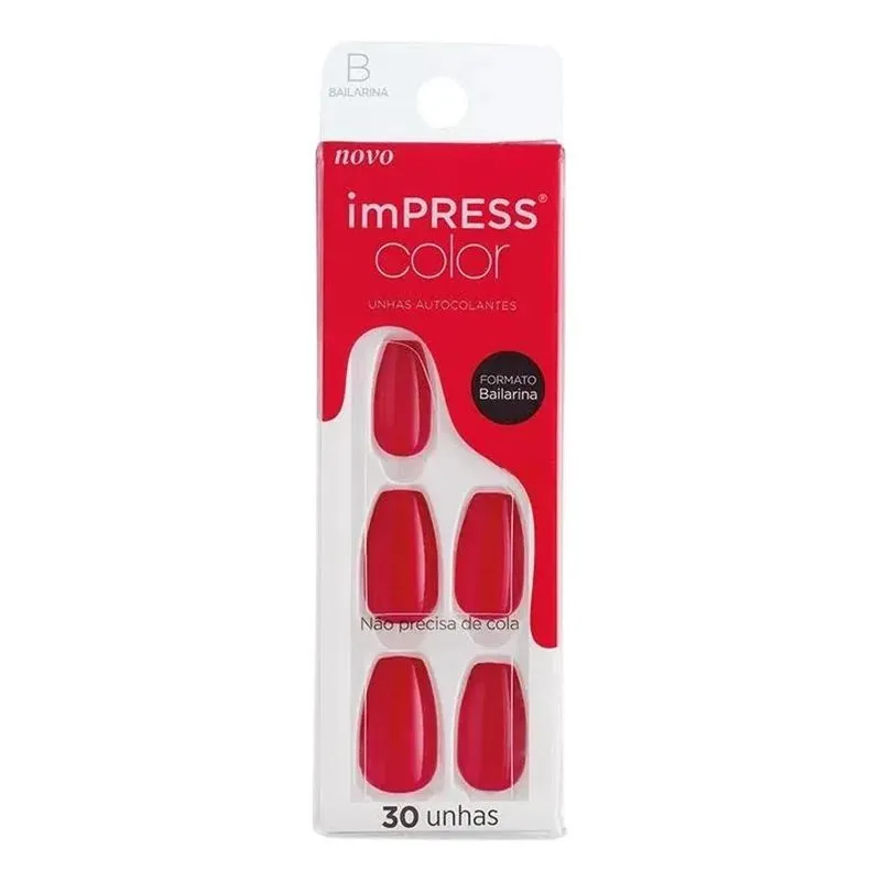Unhas Postiças Bailarina Kissny: 7 Dias Efeito - Beet Snacks