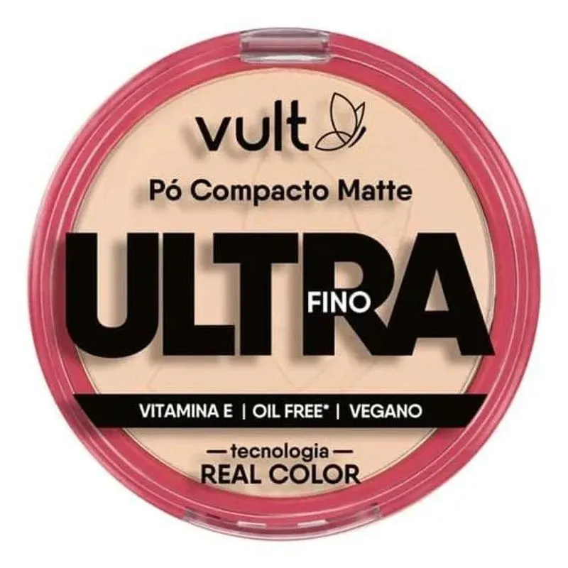 Pó Compacto Vult Matte: Pele Perfeita E Aveludada O D - V400