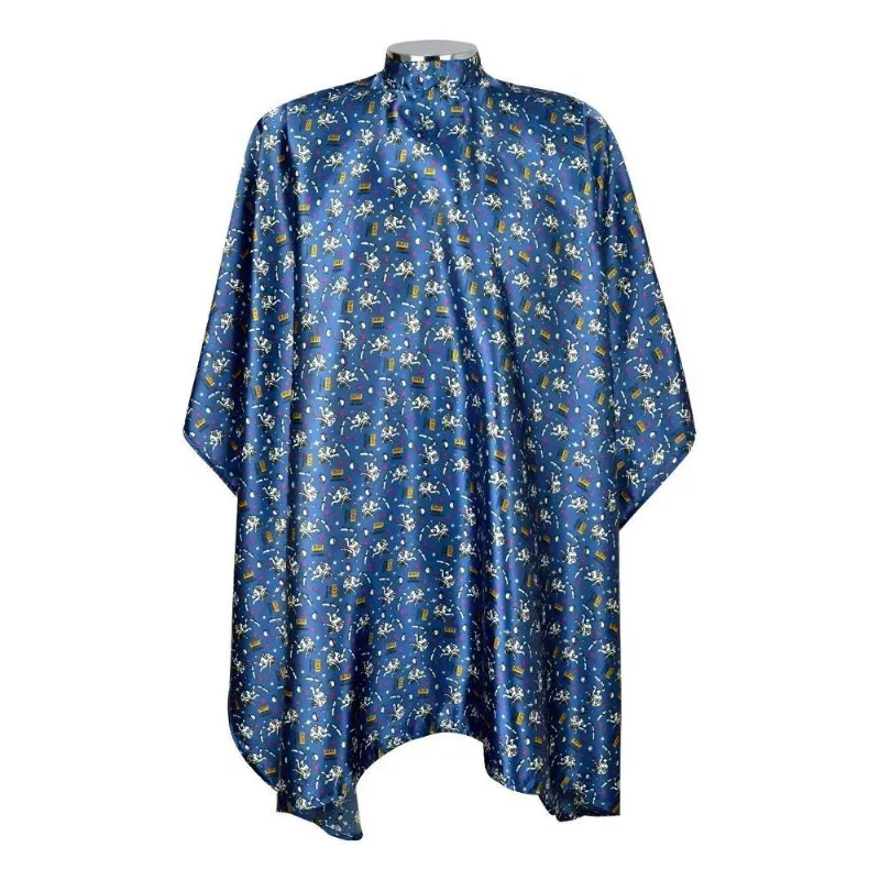 Capa Corte Cabelo Infantil Estampada - D - Astronautas Skate