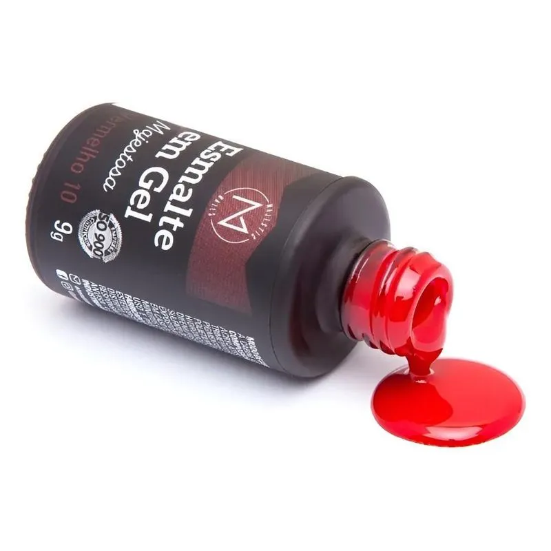 Esmalte Gel Majestosa: Cor Intensa - Vermelho 10 - Majestosa