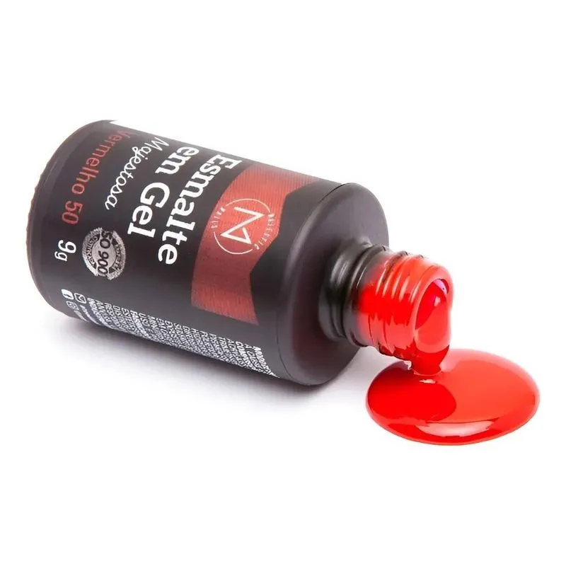Esmalte Gel Majestosa: Cor Intensa - Vermelho 50 - Majestosa