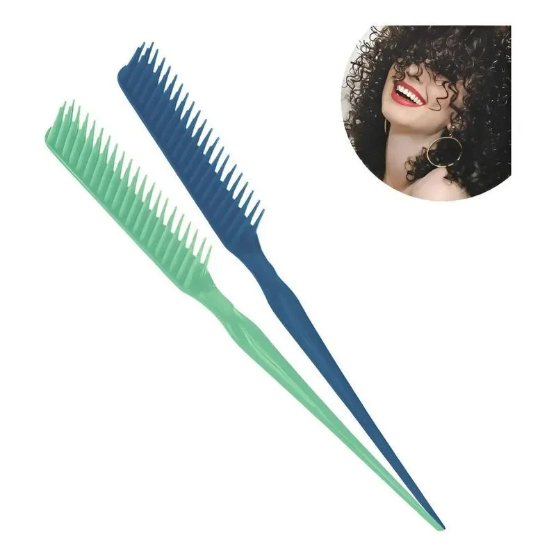 Kit 2 Pentes Fitagem: Cachos Definidos E - Fitagem Colorido