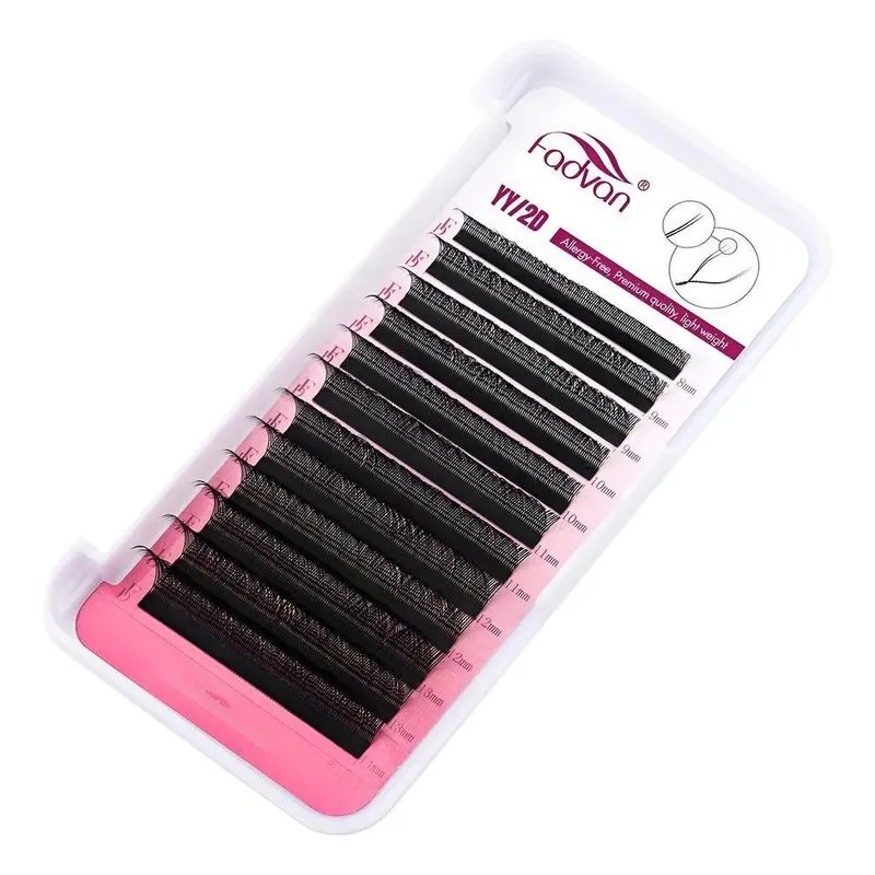 Cílios Y Volume Brasileiro Fadvan Pbt Fibr - 0,07 / D / 12mm