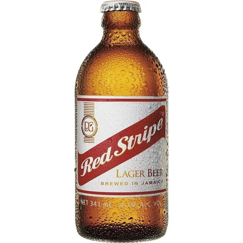 5x Cerveja Lager Beer Jamaicana 330ml Red Stripe