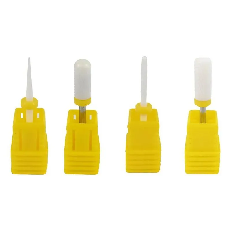 Kit 4 Brocas Cerâmica Unha Profissional 3/32 - Esse - Kit 8