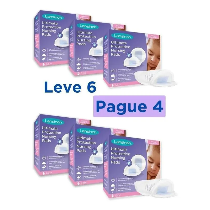 Absorvente Seios Ultimate Protection Lansinoh Leve 6 Pague 4