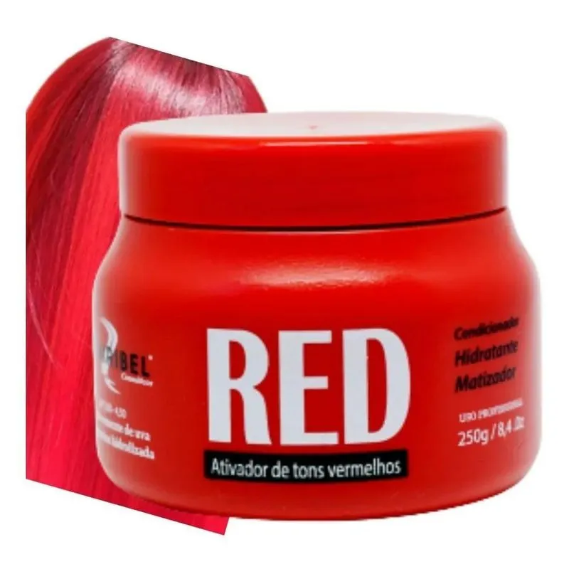 5x Creme Matizador Red Vermelho Mairibel Óleo De Argan Pt 25