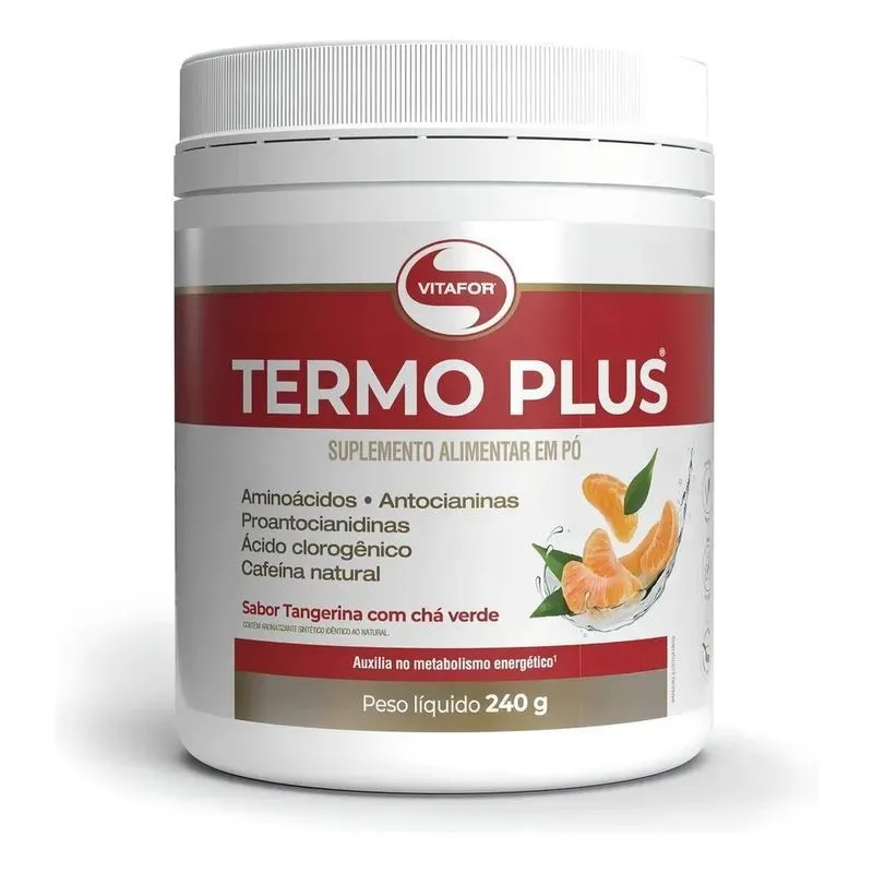 Suplemento Alimentar Termoplus Tangerina Com Chá Verde 240g