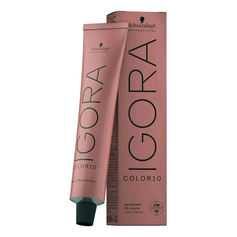 10x Igora Color 10 7-00 - Louro Médio Extra Intenso