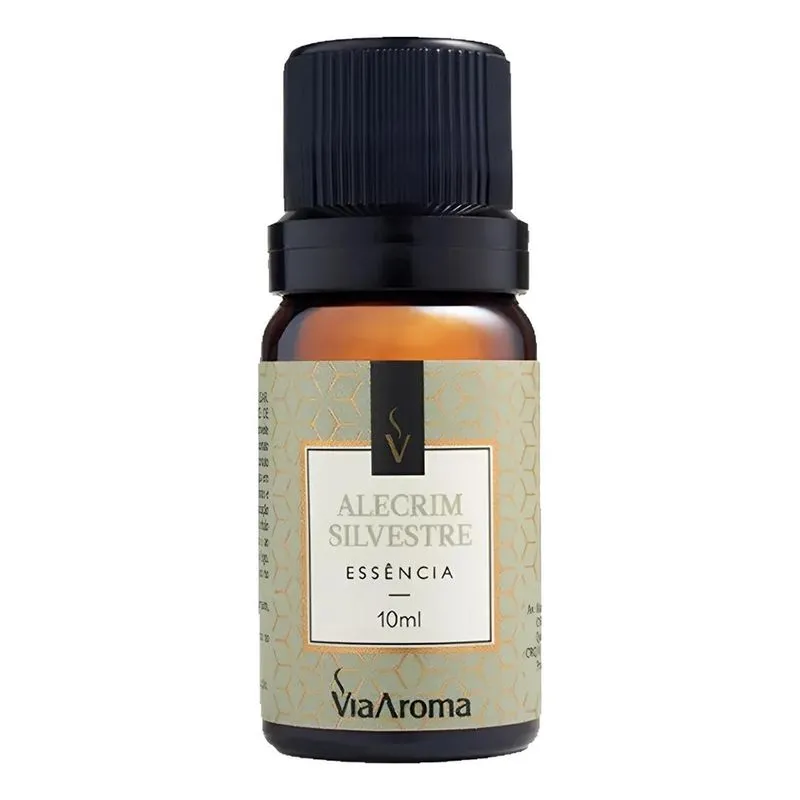 Essência Via Aroma 10ml: Bem-estar E Aconchego No - Alecrim