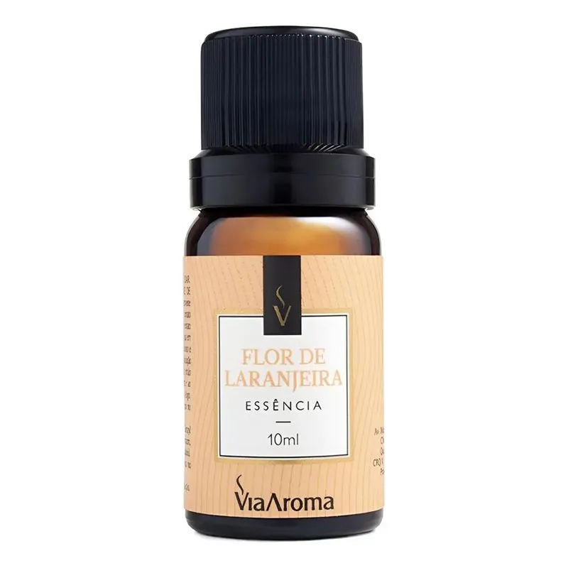 Essência Via Aroma 10ml: Bem-Estar E Ac - Flor De Laranjeira