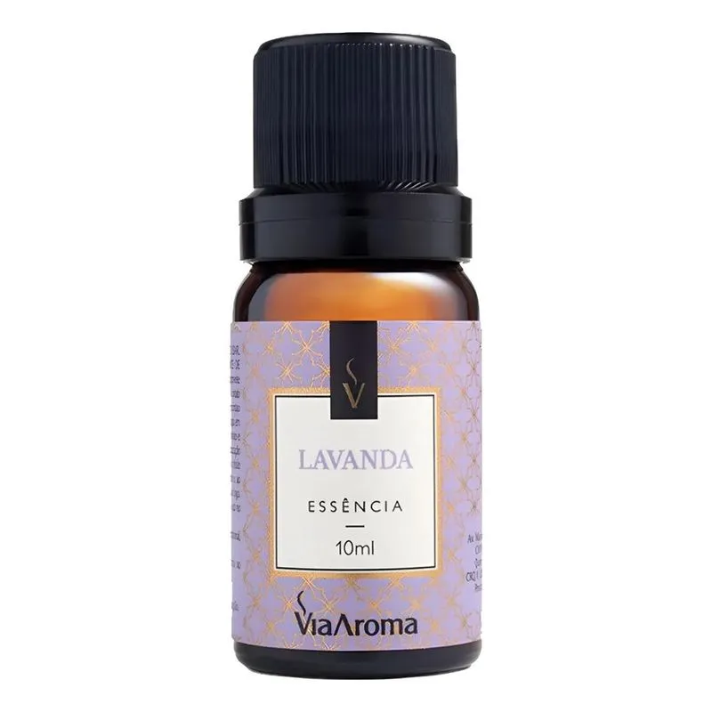 Essência Via Aroma 10ml: Bem-Estar E Aconchego No - Lavanda