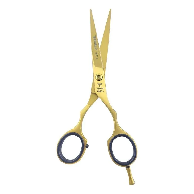 Tesoura Profissional Pearl 6.5 Fio Laser: Cortes - Dourada