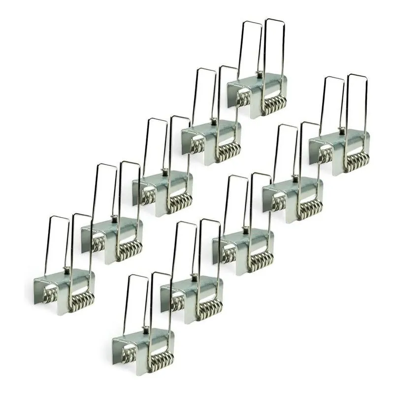 Presilha Para Perfil Led Kit Com 10 Peças E Parafuso