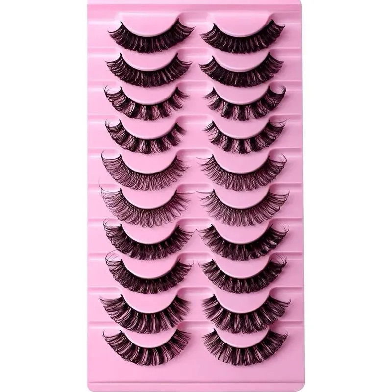 Cílios Mink Volume Russo D: 10 Pares, Olhar Dr - Mix Modelos