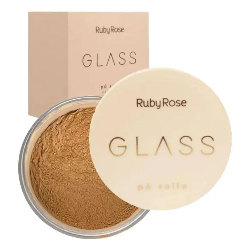 Pó Solto Ruby Rose Glass: Pele Aveludada, Sem Br - 2 - Gpl02