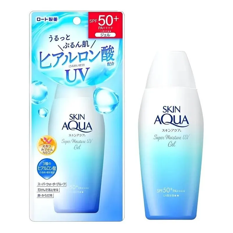 Protetor Solar Skin Aqua UV Super Moisture Gel FPS 50+ PA