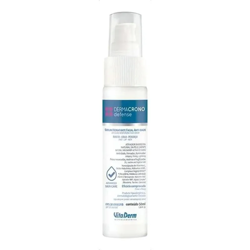 Serum Facial Hidratante Anti-idade, Vitamina C 20% Vita Derm