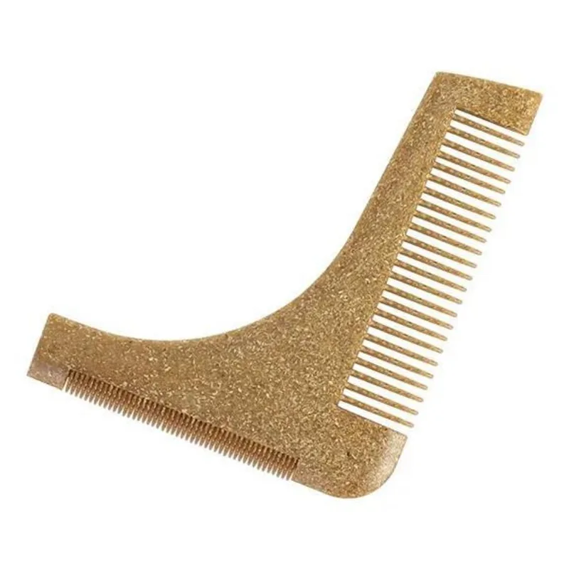 Pente Modelador De Barba Régua Alinhador Molde De Plastico C