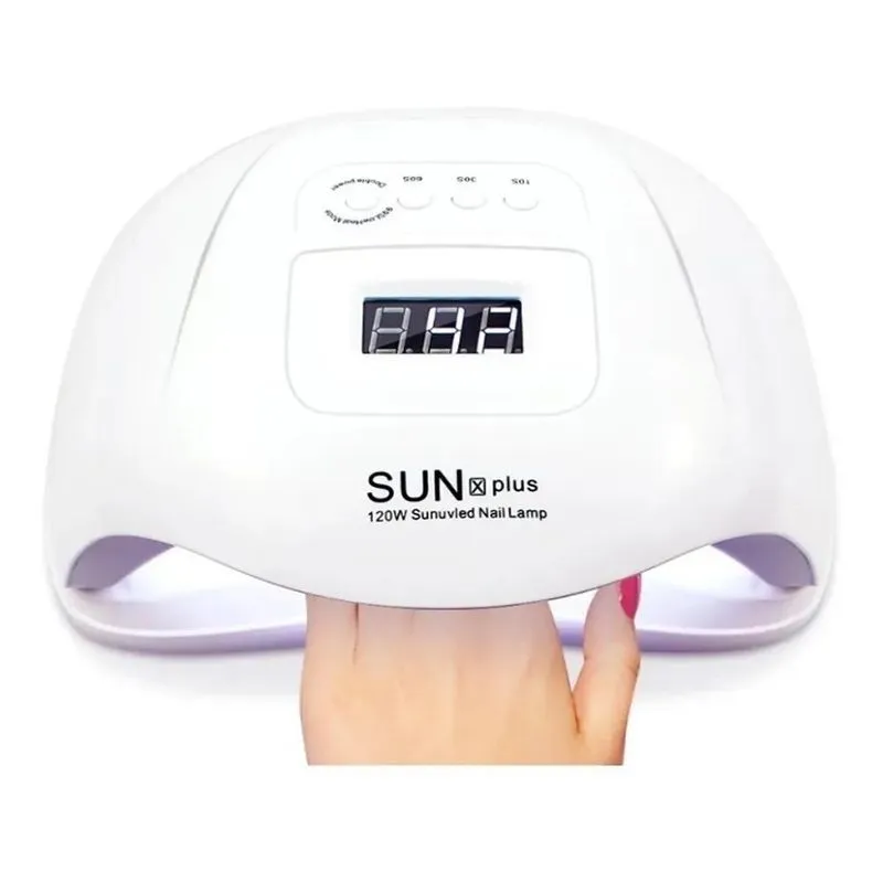 Cabine Sun X Plus Led Uv 120w Hibrida Acrigel Unha Gel Biv