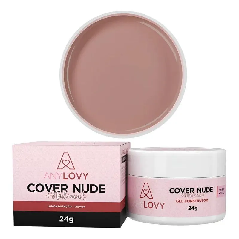 Kit Unhas Gel Anylovy: Base, Primer, To - Cover Nude Natural