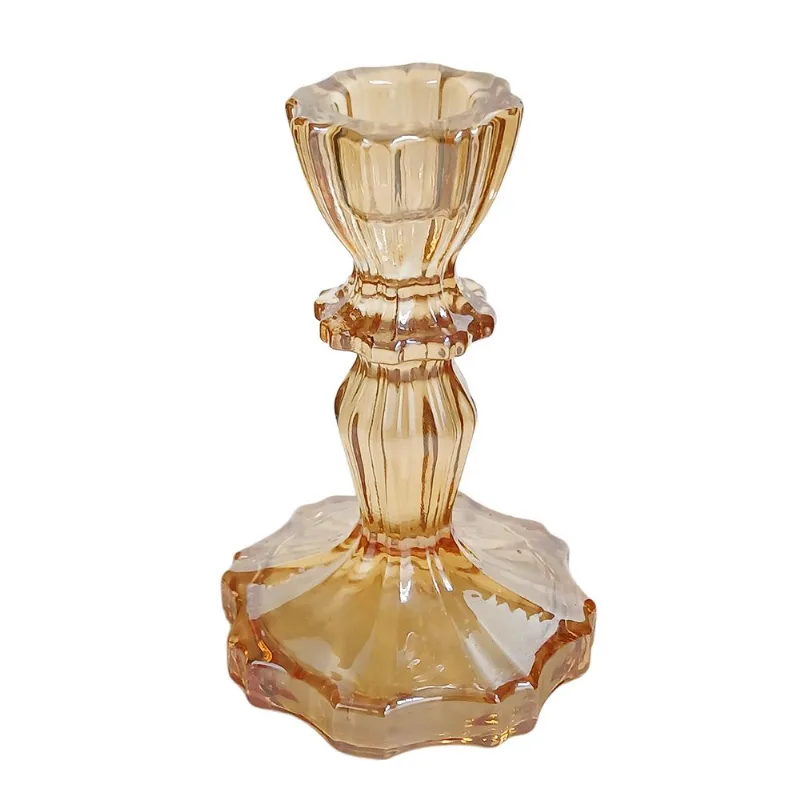 Castiçal Decorativo Eloysa 11cm em Vidro Linx Comercio