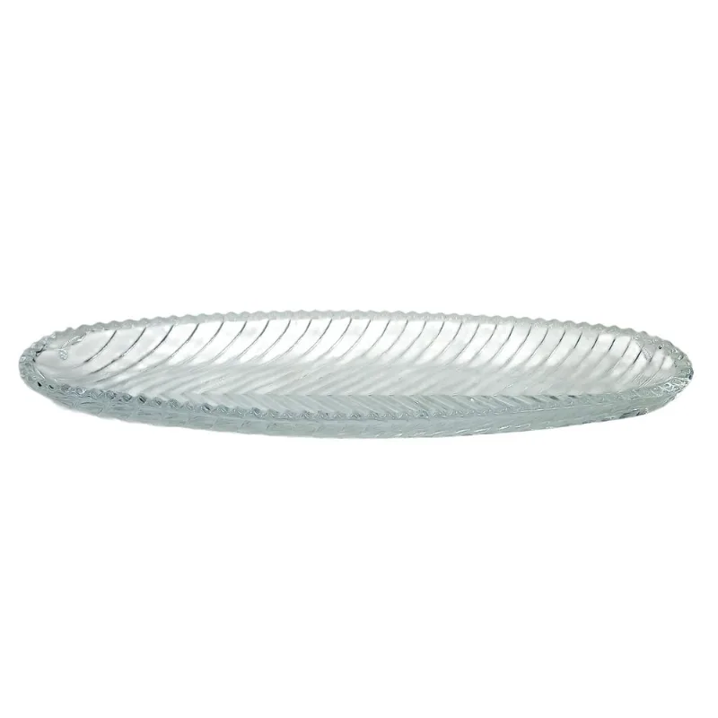 Travessa Oval Roma 31x10cm em Vidro Linx Comercio
